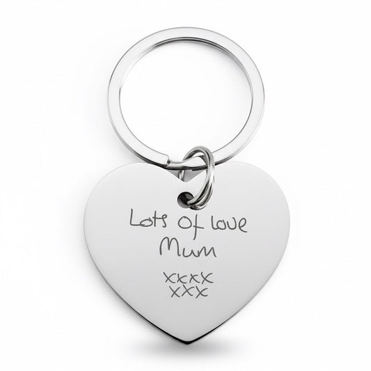 Custom heart Keychain